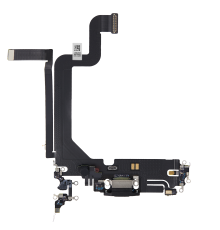 Шлейф iPhone 14 Pro Max з роз'ємом зарядки black (Original) PLS-00-00107178