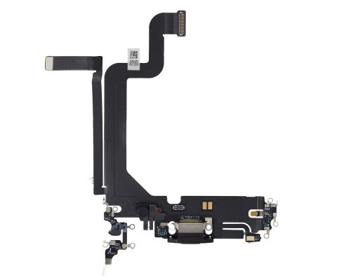 Шлейф iPhone 14 Pro Max з роз'ємом зарядки black (Original) PLS-00-00107178
