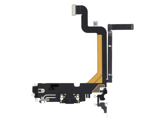 Шлейф iPhone 14 Pro Max з роз'ємом зарядки black (Original) PLS-00-00107178