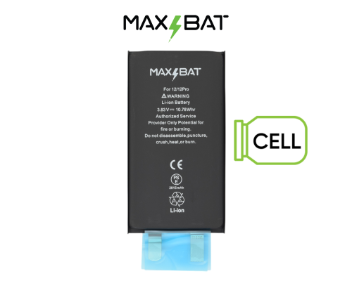 Акумулятор iPhone 12, 12 Pro (Max Bat Cell - без шлейфа) PLS-00-00140434