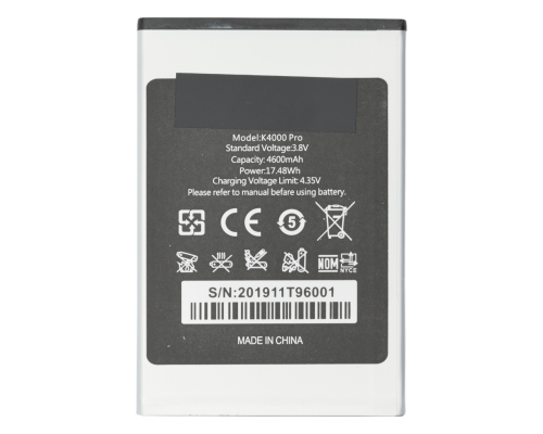 Акумулятор Oukitel K4000 Pro 4600 mAh PLS-00-00067122