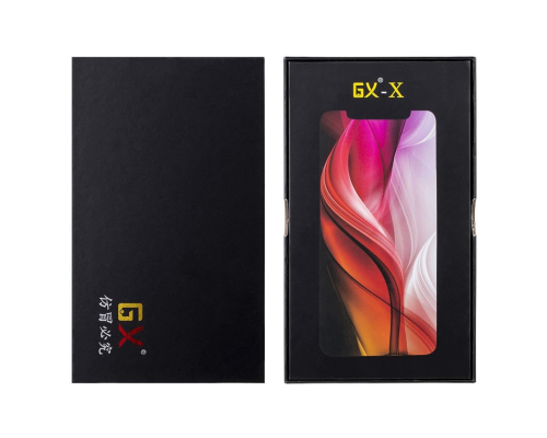 Дисплей iPhone X з сенсором та рамкою black (OLED HARD) PLS-00-00102371