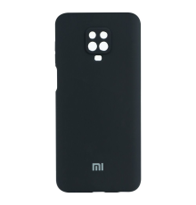 Чохол Silicone Cover Full Camera Xiaomi Redmi Note 9s black PLS-00-00103526