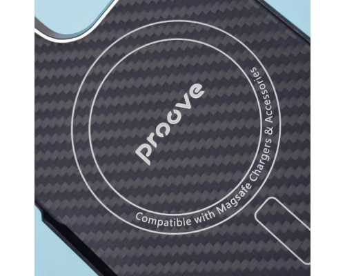 Чохол Proove Carbon Slim with MagSafe Ring iPhone 14 Pro black PLS-00-00100230