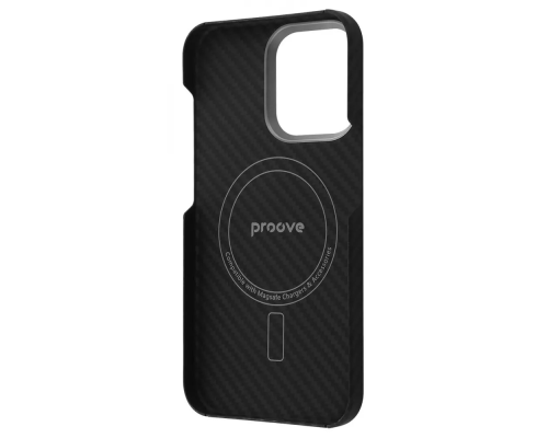 Чохол Proove Carbon Slim with MagSafe Ring iPhone 14 Pro black PLS-00-00100230