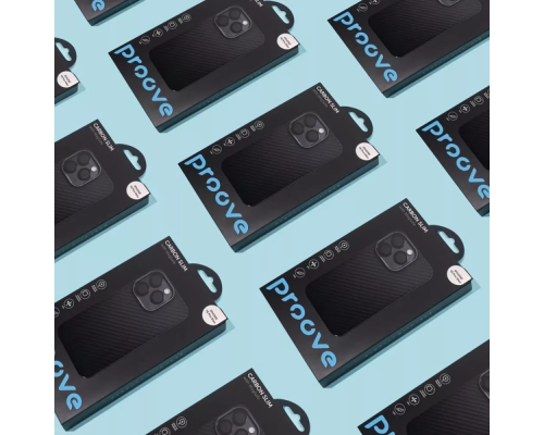 Чохол Proove Carbon Slim with MagSafe Ring iPhone 14 Pro black PLS-00-00100230