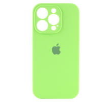 Чохол Silicone Case Full Camera Protective iPhone 14 Pro Max neon green PLS-00-00103025