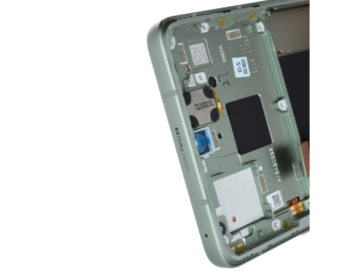 Дисплей Motorola XT2303 Moto Edge 40 з сенсором та рамкою green (Original) PLS-00-00114303