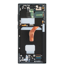 Дисплей Samsung S908 Galaxy S22 Ultra з сенсором та рамкою graphite (Original) PLS-00-00107541