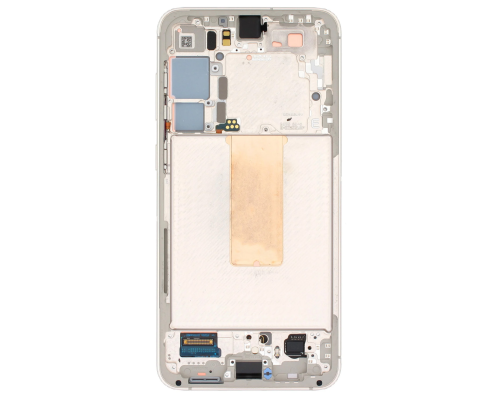 Дисплей Samsung S916 Galaxy S23 Plus з сенсором та рамкою beige (Original) PLS-00-00107545
