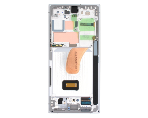 Дисплей Samsung S918 Galaxy S23 Ultra з сенсором та рамкою sky blue (Original) PLS-00-00107544