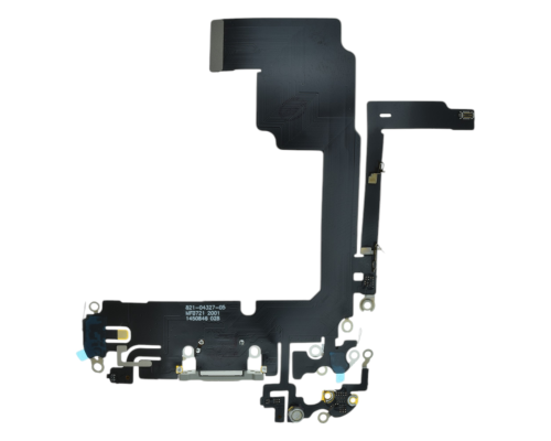 Шлейф iPhone 15 Pro з роз'ємом зарядки white titanium PLS-00-00112848