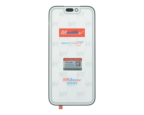 Скло дисплея iPhone 17 Pro Max з OCA black (Musttby) PLS-00-00149006