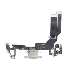Шлейф для iPhone 16E з роз'ємом зарядки white (Used) PLS-00-00163644