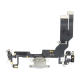 Шлейф для iPhone 16E з роз'ємом зарядки white (Used) PLS-00-00163644