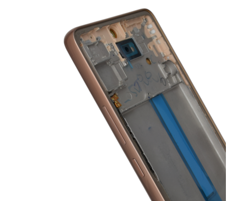 Дисплей Samsung A536 Galaxy A53 (2022) з сенсором та рамкою gold (OLED) (Big size) PLS-00-00141982