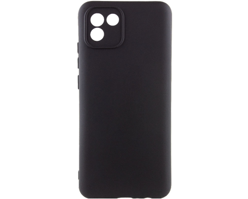 Чохол Silicone Cover Full Camera Samsung A035 Galaxy A03 black PLS-00-00103746