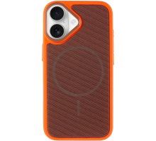 Чохол TechWoven Hybrid with Magnetic для iPhone 17 orange brown PLS-00-00165330
