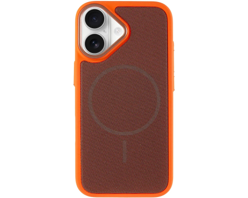 Чохол TechWoven Hybrid with Magnetic для iPhone 17 orange brown PLS-00-00165330