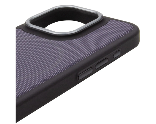 Чохол TechWoven Hybrid with Magnetic для iPhone 15 Pro Max black purple PLS-00-00165301