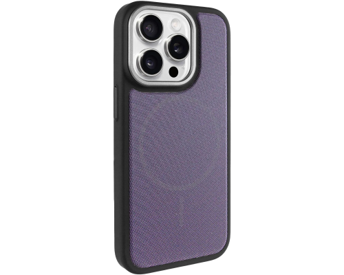 Чохол TechWoven Hybrid with Magnetic для iPhone 15 Pro Max black purple PLS-00-00165301