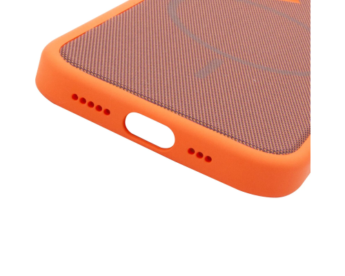 Чохол TechWoven Hybrid with Magnetic для iPhone 17 orange brown PLS-00-00165330