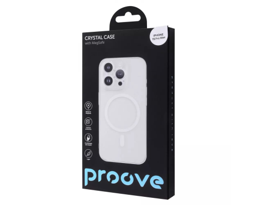 Чохол Proove Crystal Case with MagSafe Ring iPhone 15 Pro Max transparent PLS-00-00129661