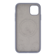Чохол Silicone case Beats with MagSafe iPhone 11 lavender gray PLS-00-00155168