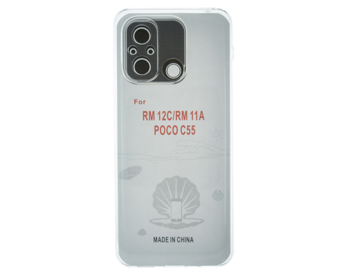 Чохол Silicone KST Xiaomi Redmi 12C clear PLS-00-00105869