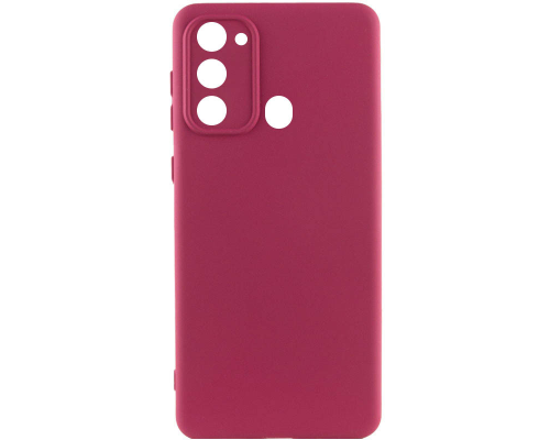 Чохол Silicone Cover Full Camera Tecno Spark Go 2022 marsala PLS-00-00118504