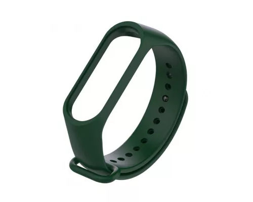 Ремінець Xiaomi Mi Band 7 Silicone dark green PLS-00-00096802
