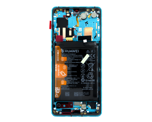 Дисплей Huawei P30 Pro з сенсором та рамкою aurora blue (Original) PLS-00-00066972