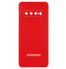 Чохол Silicone Cover Full Camera Samsung G973 Galaxy S10 red PLS-00-00097337