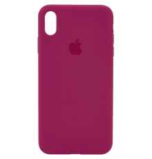 Чохол Silicone Case Full Protective iPhone XS Max rose red PLS-00-00071824