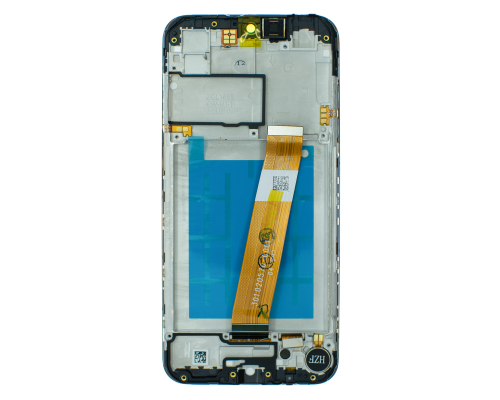 Дисплей Samsung A015 Galaxy A01 (2020) з сенсором та рамкою black (Narrow connector) (Original) PLS-00-00029004