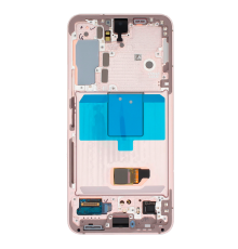 Дисплей Samsung S901 Galaxy S22 з сенсором та рамкою pink (Original) PLS-00-00090150