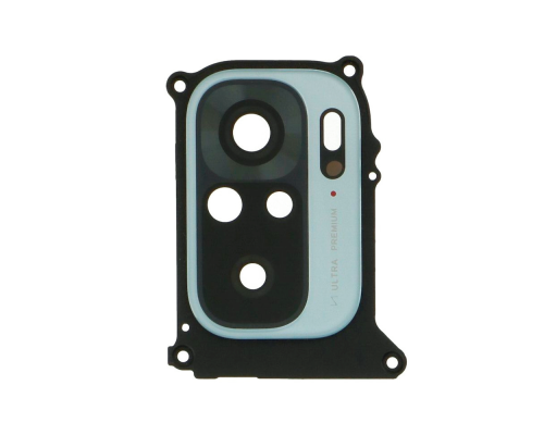 Скло камери Xiaomi Redmi Note 10 з рамкою green (Original) PLS-00-00072163