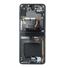 Дисплей Samsung F711 Galaxy Flip3 5G (Inner Дисплей) з сенсором та рамкою black (Original) PLS-00-00095685