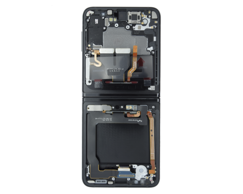 Дисплей Samsung F711 Galaxy Flip3 5G (Inner Дисплей) з сенсором та рамкою black (Original) PLS-00-00095685