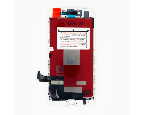 Дисплей iPhone 8 з сенсором та рамкою white (InCell) PLS-00-00016335