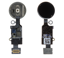 Шлейф з кнопкою Home iPhone 7 (Universal 6rd generetion JCID) black PLS-00-00037432