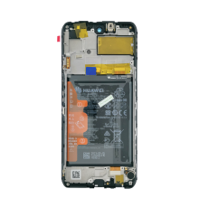 Дисплей Huawei P Smart 2021 з сенсором та рамкою black (Original) PLS-00-00066572