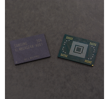 Мікросхема пам'яті Samsung KLMBG4GE4A-A001, 32GB, FBGA 169 (Original Used) PLS-00-00014205