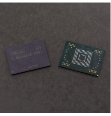 Мікросхема пам'яті Samsung KLMBG4GE4A-A001, 32GB, FBGA 169 (Original Used) PLS-00-00014205