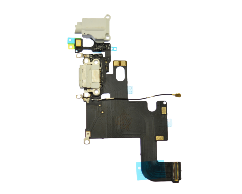 Шлейф iPhone 6 з роз'ємом зарядки white PLS-00-00011111