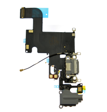 Шлейф iPhone 6 з роз'ємом зарядки gray PLS-00-00010793