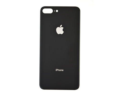 Задня кришка iPhone 8 Plus black (Стандартний отвір) PLS-00-00018523
