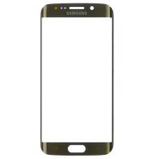 Скло дисплея Samsung G925 Galaxy S6 Edge gold PLS-00-00011124