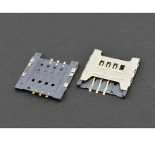 Роз'єм Sim карти Samsung C3322 PLS-00-00007986