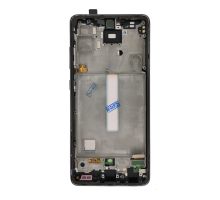 Дисплей Samsung A525 Galaxy A52 (2021) з сенсором та рамкою silver (Original Refurbished) PLS-00-00075296